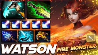 Watson Lina Fire Monster - Dota 2 Pro Gameplay [Watch & Learn]