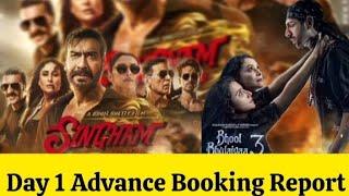 Singham Again Vs Bhool Bhulaiyaa 3 Advance  Booking, Singham Again Advance Booking, Bhool Bhulaiyaa3