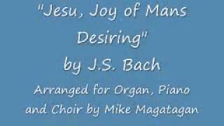 Jesu Joy of Mans Desiring for Organ, Piano & Choir