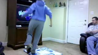 My stepmom playing this funny we game