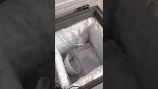 ASMR FREEZER FROST EATING