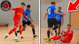 I Played in a PRO FUTSAL MATCH & This Team tried to INJURE ME! (Football Skills)