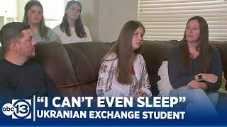 Parents hosting Ukrainian student helps her family flee to safety