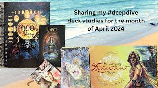 April’s 2024 #deepdive Fae decks with the Flickering Cauldron Moon Diary