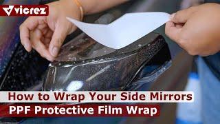 How to Wrap a Car's Side Mirrors with Vicrez PPF Protective Film | 2020 Chevy Corvette C8