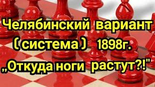 17)Лекция. Челябинский вариант (система) 1898г. Сицилианская защита.  ,,Откуда ноги растут ?!"