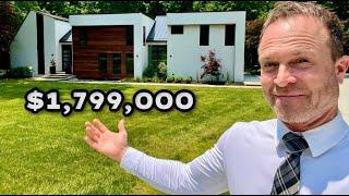 "ASMR DEEP Crisp Whisper: Exclusive $1 8M Modern Indiana Home Tour – Must See! "