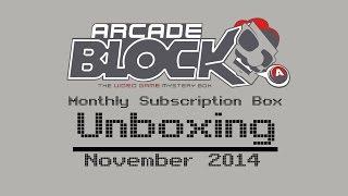 Arcade Block November 2014 Unboxing + First Impressions - FamiGami