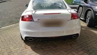 Audi TT RS Mk2 stage 2 revs with milltek decat exhaust.