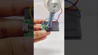 DC Motor Fan With Nokia Battery / How To Make Fan without capacitor / Motor Life Hacks.