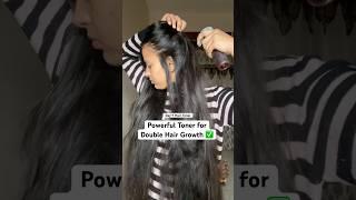 Day-1Powerful toner for double hair growth #hairgrowth#toner#viral#shorts #hairgoals #youtubeshorts