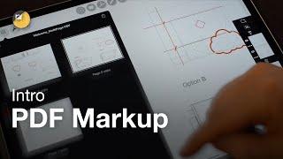 Intro to PDF Markup in Morpholio Trace – The Best Sketch & Draw App for Architects on iPad