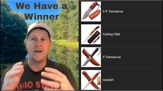 We Have a Winner - Knife Giveaway #2 in Appreciation of the Hardy Brothers Outdoors Subscribers