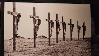 Crucifixion of Armenian girls by the Turks - Armenian Genocide Museum  Yerevan Armenia