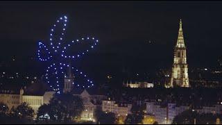 Drohnen-Show begeistert Bern