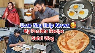 SehriVlog 5 Minutes Main Parathay kaysay banati hon - Easy Cooking Tips Aur Ramazan ki Barkatain