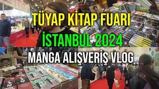 Tüyap Kitap Fuarı 2024 İstanbul Manga Kitap Alışverişi vlog