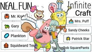 Creating EVERY Spongebob Squarepants Main Characters in infinite craft [ SPEEDRUN ]