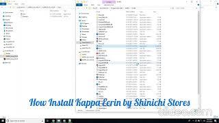 Cara Install Kappa Ecrin by Shinichi Stores