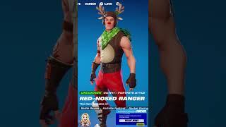 #shorts CHRISTMAS Red Nosed Ranger-Fortnite