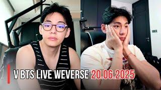  [ENG SUB] Taehyung Live Weverse (20.06.2025) | BTS V In Live