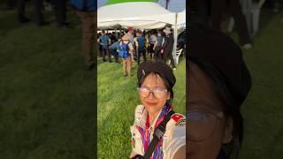 Scenes you'll always find in any Scout camp: badge swaps, flags, and celebrating diversity! 