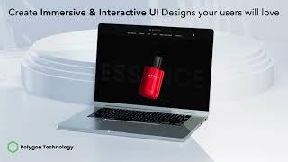 3D Interactive UI UX Design