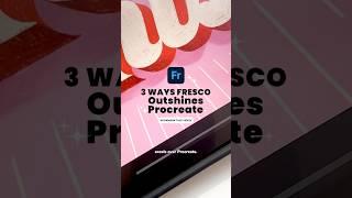 3 Ways Fresco outshines Procreate #adobefresco #adobe #procreate