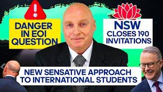 Australian Immigration News 7th June. NSW Closes its 190 Invitations but 491 is still going + more