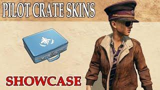 PILOT CRATE free skins Showcase [PlayerUnknown's Battlegrounds | PUBG]