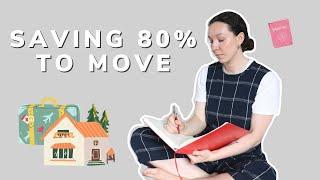 My EXTREME budget to move | Saving 80%