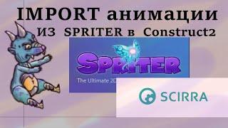 Импорт анимации из Spriter в ScirraConstruct 2