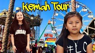 Kemah Boardwalk Rides || Tour Vlog || Kinjal & Sunamee | Kemah Boardwalk Beach