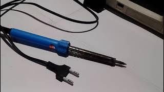 Сгорел старый паяльник/Burned out old soldering iron