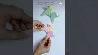 Diy 3D Paper Unicorn | How to make origami unicorn | 3D paper Crafts #shorts #papercrafts #origami