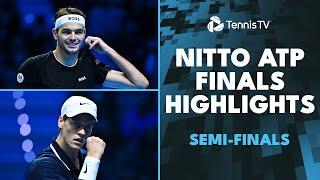 Zverev Takes On Fritz; Sinner Battles Ruud | Nitto ATP Finals 2024 Highlights Semi-Finals