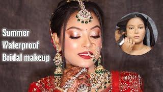 LONG LASTING BRIDAL MAKEUP TUTORIAL  | Bridal Base Makeup In Easy Steps | Easy Bridal Makeup