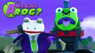 Joke Frog Summons the New FROG TRAIN - Amazing Frog 204