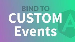 Binding to Events in Custom Components - Angular