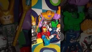 My lego avengers and Naruto minifigures collection (#Shorts)