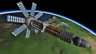 Kerbal Space Program (KSP). Penetrator. Epic crash.