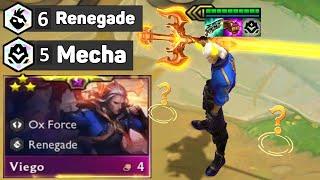 What if 6 Renegade + 5 Mecha 3 Star Viego ?!! TFT SET 8