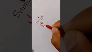 Stylish Signature for ‘SAMIYA’ — Can You Beat This? #signature #calligraphy #handwriting #shorts