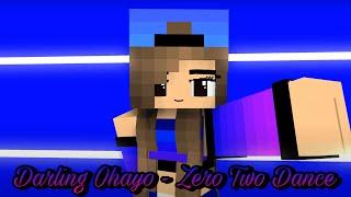 Darling Ohayo - Zero Two Dance - Minecraft Animation ︎ఌ #shorts