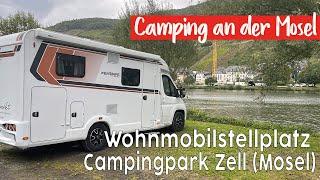 Wohnmobil Stellplatz Zell Mosel | Campingpark Fußgängerbrücke  | Camping Rheinland-Pfalz