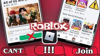 How to FIX Can't Join Roblox Games Bug | Remove Bugs from Roblox apps | Roblox won't let me join