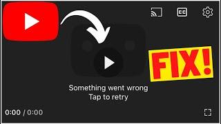 Something Went Wrong YouTube iPhone | Something Went Wrong Please Try Again YouTube iPhone 2023