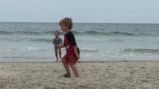 Gus And Clemmie on the Beach