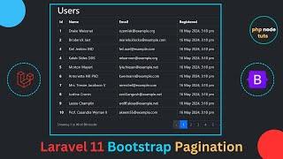 Laravel 11 Bootstrap 5 Pagination | Laravel Bootstrap Pagination |Laravel Pagination with Bootstrap