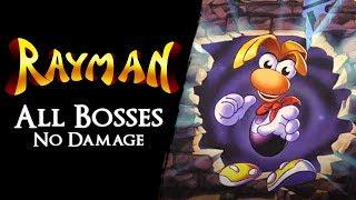 Rayman 1 - All Bosses & Ending【No Damage】